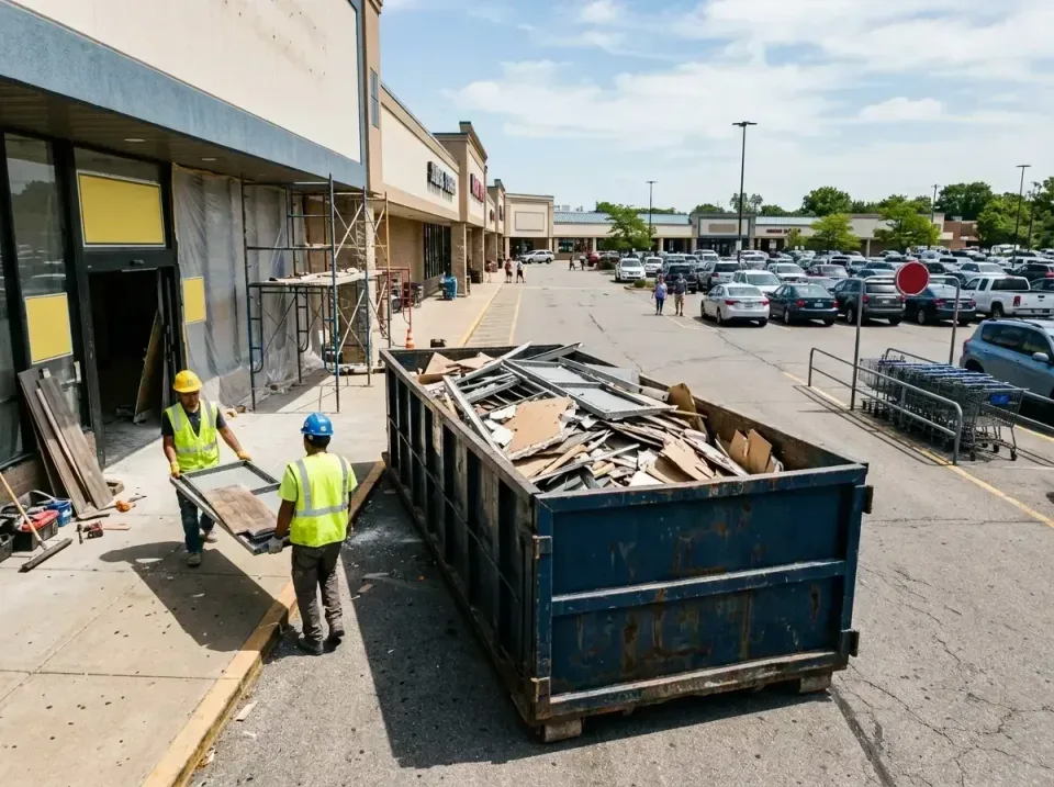 retail-store-renovation-debris-003 — frequently asked questions, Roll-off Dumpster Rentals in Arlington, TX